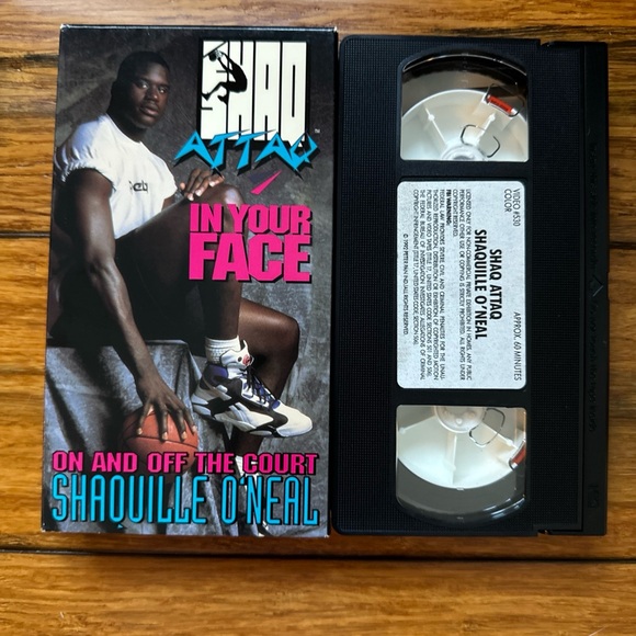1992 Shaq Attack Attaq In Your Face On and Off the Court VHS Tape Shaq O'Neal - Picture 5 of 6